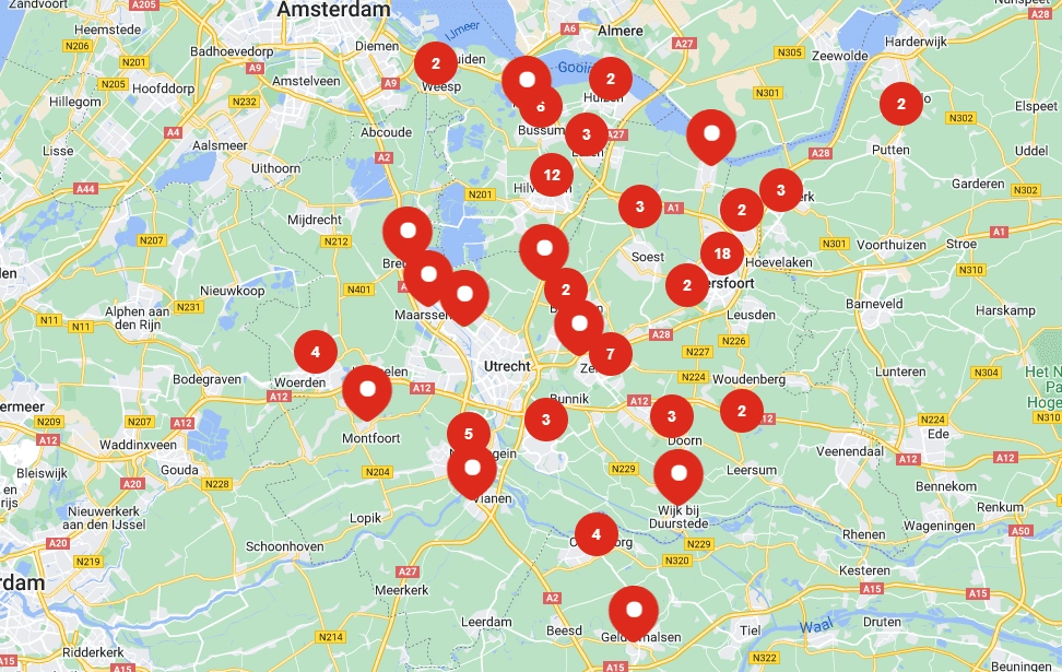 Locaties voortgezet onderwijs (vo)